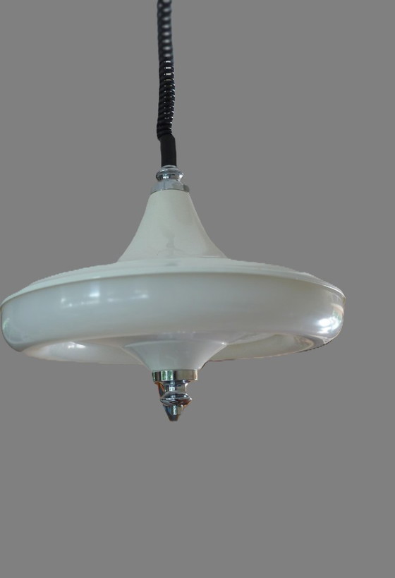 Image 1 of Massive space-age UFO lamp 1970's