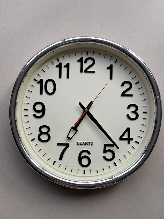 Image 1 of Large Vintage Wall Clock-Retro Wall Clock