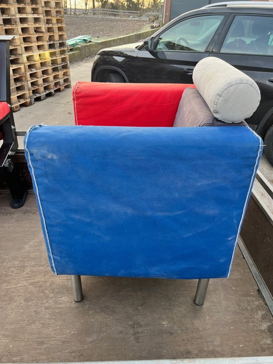 Image 1 of 2x Zanotta Albertina Stefano Casciani armchairs for restoration