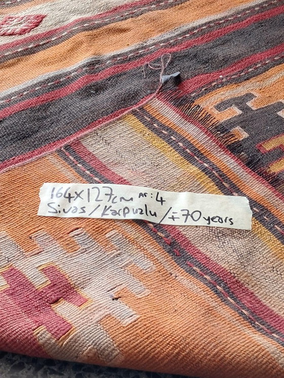 Image 1 of Kilim turco tejido a mano 164x127cm