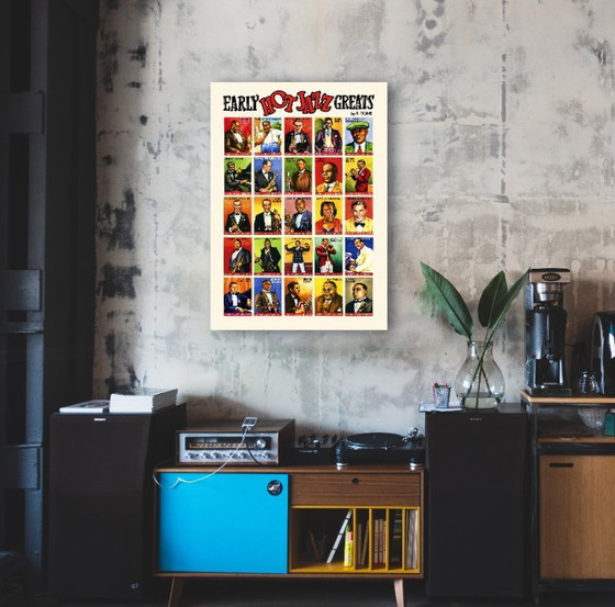 Robert Crumb - "Early Hot Jazz Greats" - Poster 50 x 70 cm – Paper (photo 4 of 7)