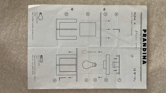 Prandina run 4 Designlampe, Deckenleuchten, Glas, Metall, Silber (Foto 6 von 8)