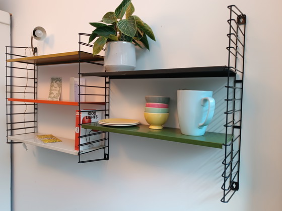 Image 1 of Étagère murale double vintage Tomado