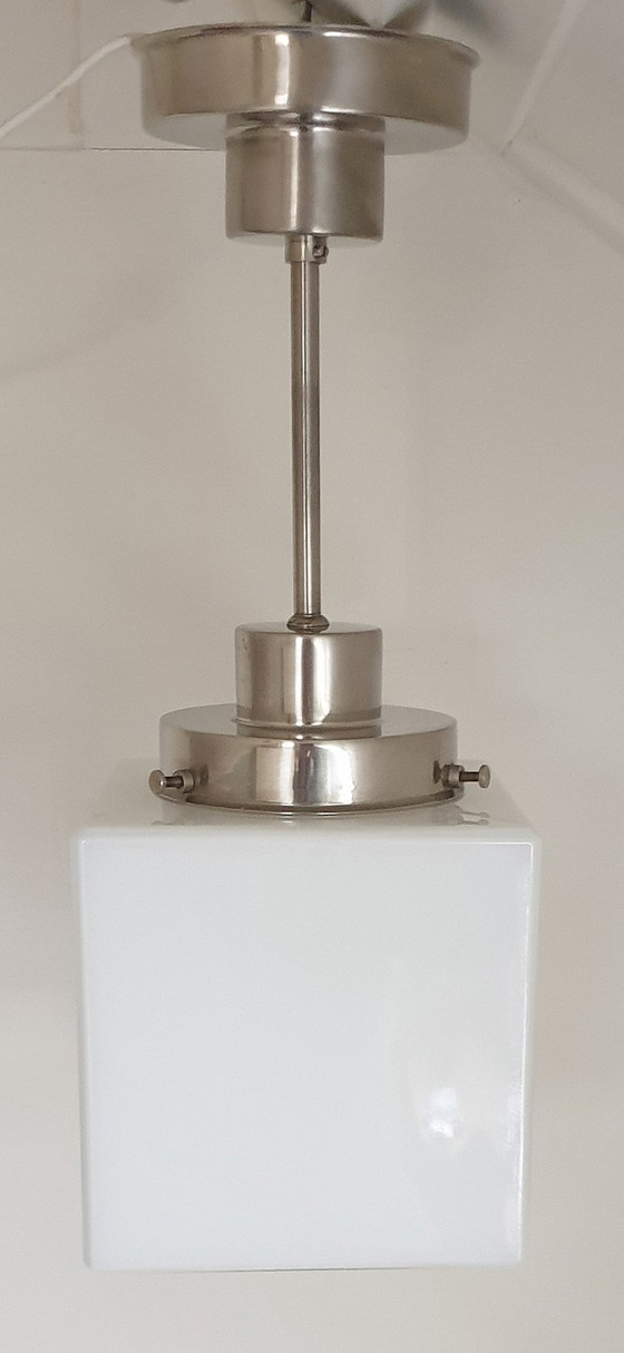 Image 1 of 2 Art Deco GISO (Gispen) hanglampen Kubus