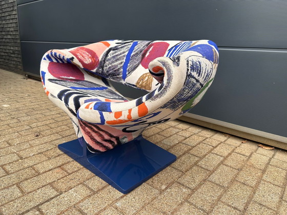 Image 1 of Silla Artifort Ribbon Pierre Paulin en tela de Pierre Frey La Toile du Peintre