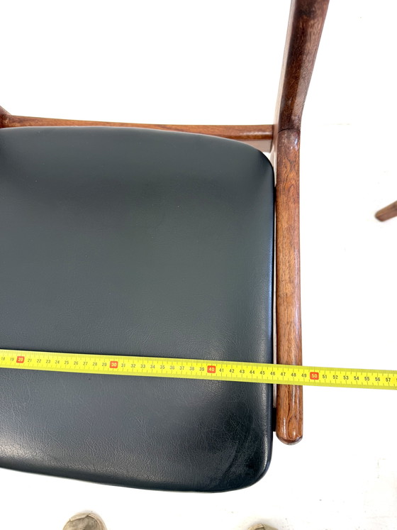 4 sillas de comedor danesas – Wood, Skai, Vintage (photo 10 of 11)