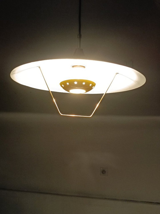 Saliscendi counterweight pendant lamp, Italy, 1960s – Brass, Metal (photo 16 of 16)