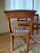 6 bellissime sedie da pranzo in teak massello