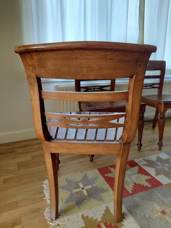 Image 1 of 6 bellissime sedie da pranzo in teak massello