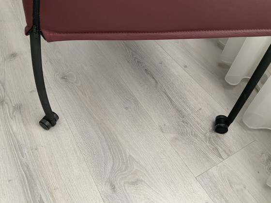 Image 1 of Eetkamerbank op wielen, Leer