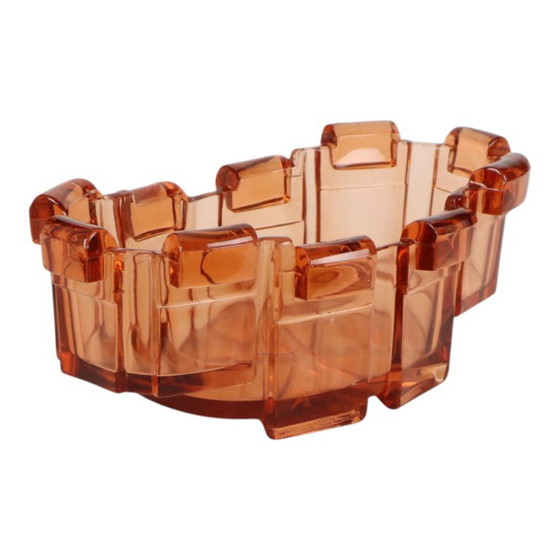 Art Deco Schaal Jardinière Stolze Hermanova Kubistisch – Plantenbak, Glass (photo 8 of 18)