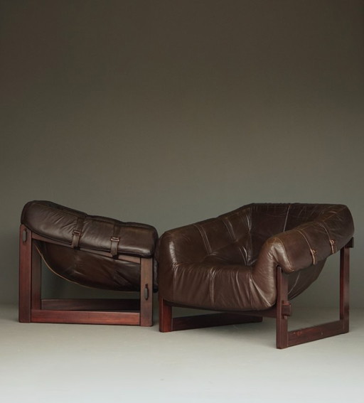 MP-91 Lounge-Sessel von Percival Lafer für Móveis Lafer, 1970er Jahre, 2er-Set