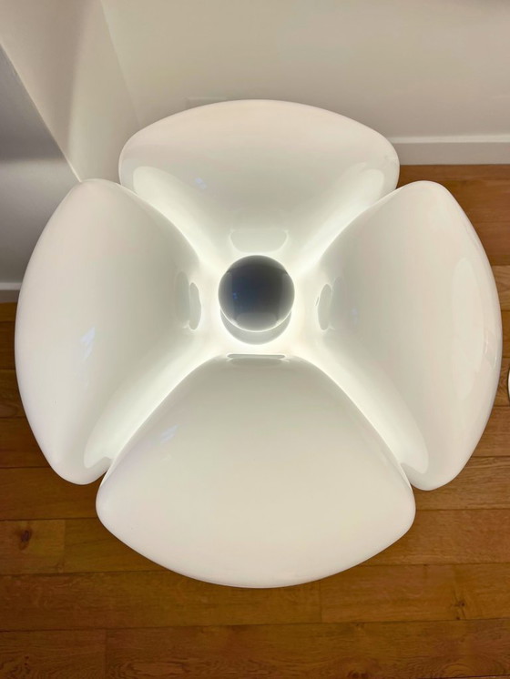 Image 1 of Lampada grande Pipistrello 620 di Gae Aulenti – Bianco (Bianco) – New Old Stock