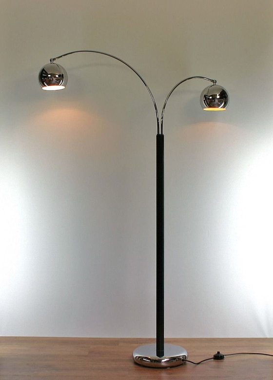 Image 1 of Rare Dutch Design floor lamp attribute H. Busquet for Hala Zeist, 1960s