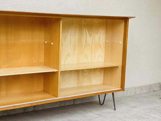 Image 1 of Beech high sideboard