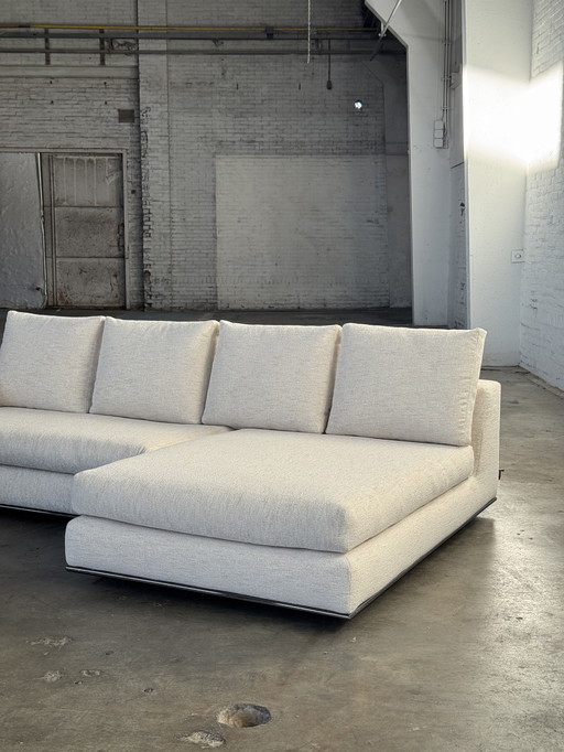 Minotti Hamilton Canapé d'angle - Ecru
