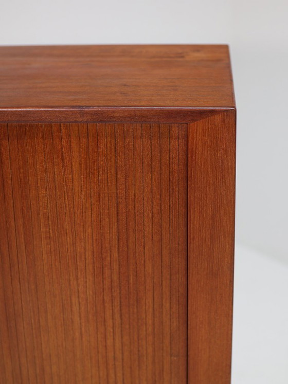 Credenza Arne Vodder 54 Tambour Sibast Teak Danese anni '60 – Credenze alte, Wood, Vintage (photo 3 of 12)