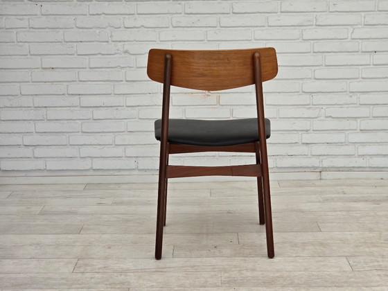 Set van 4 Deense eetkamerstoelen uit de jaren 70 van Findahl Møbelfabrik, gemaakt van teakhout. – Skai, Wood (photo 11 of 14)