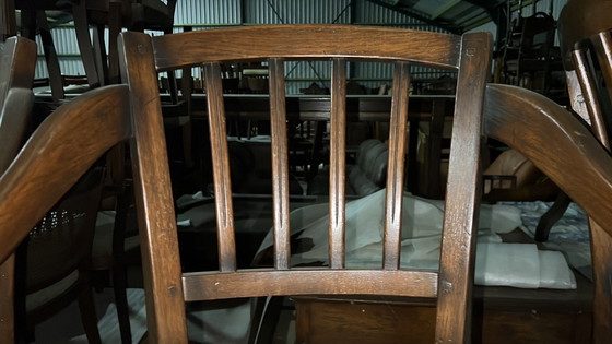 Image 1 of 4 Bannink jugendstil eetkamer armstoelen