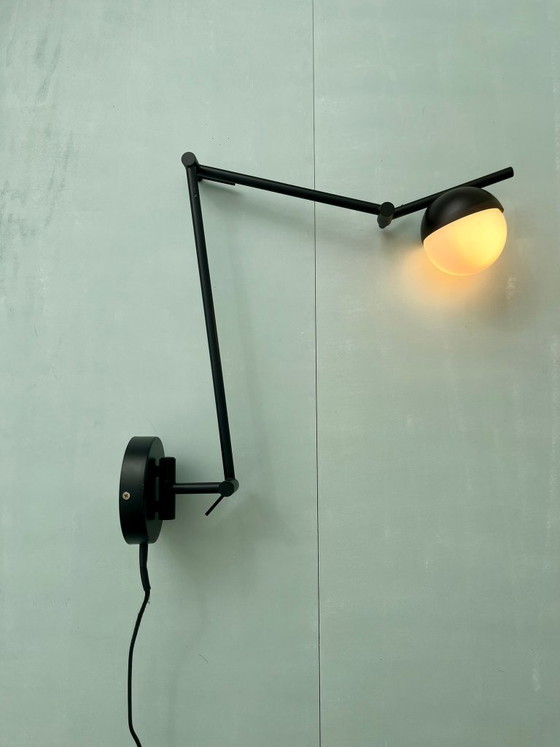 Image 1 of Nordlux wall lamp, light, lamp Denmark, postmodern, black, white, vintage
