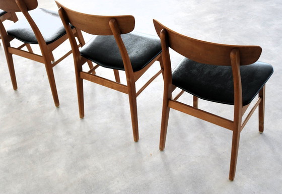 Image 1 of 4x vintage Farstrup dining chairs