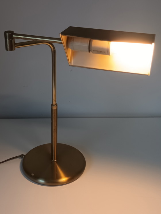 Image 1 of Messing bankierslamp