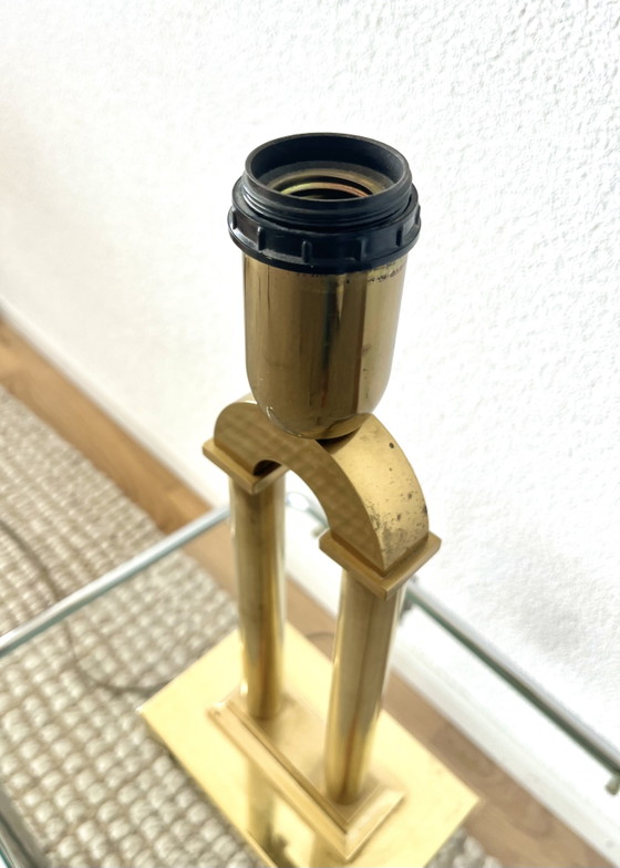 Image 1 of Vintage Brass Table Lamp – Hollywood Regency Style