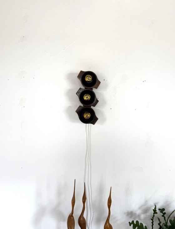 Vintage Ceramic Wall Lamp, Leola Leuchten ‘70s – Wall lights, Metal (photo 3 of 12)
