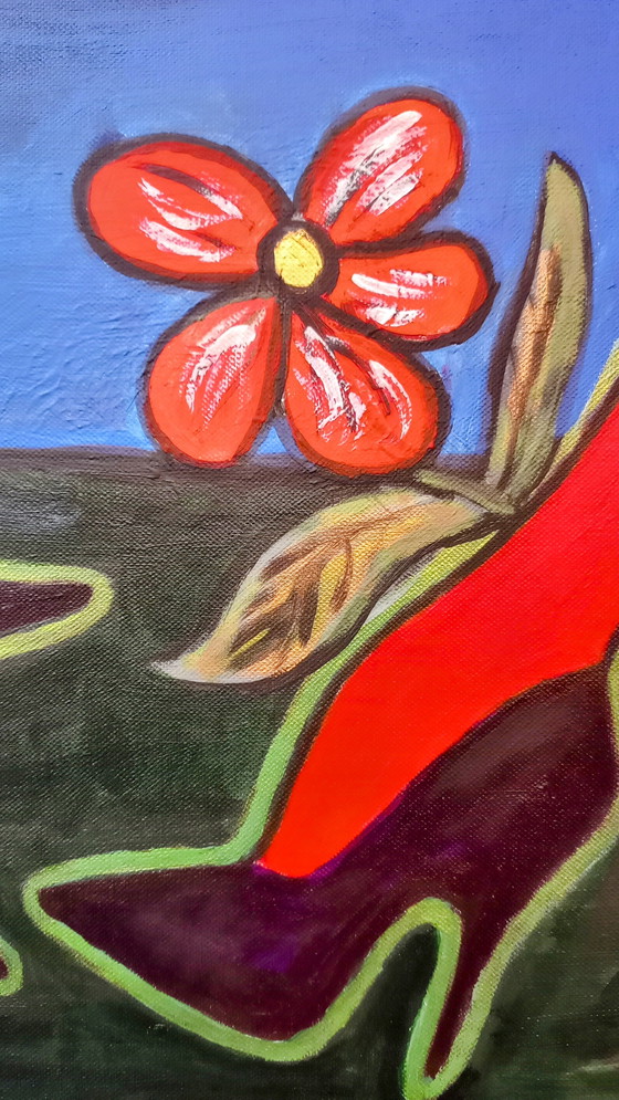 Image 1 of Tineke van Steenbergen HAPPY LIFE, 70 x 100 cm