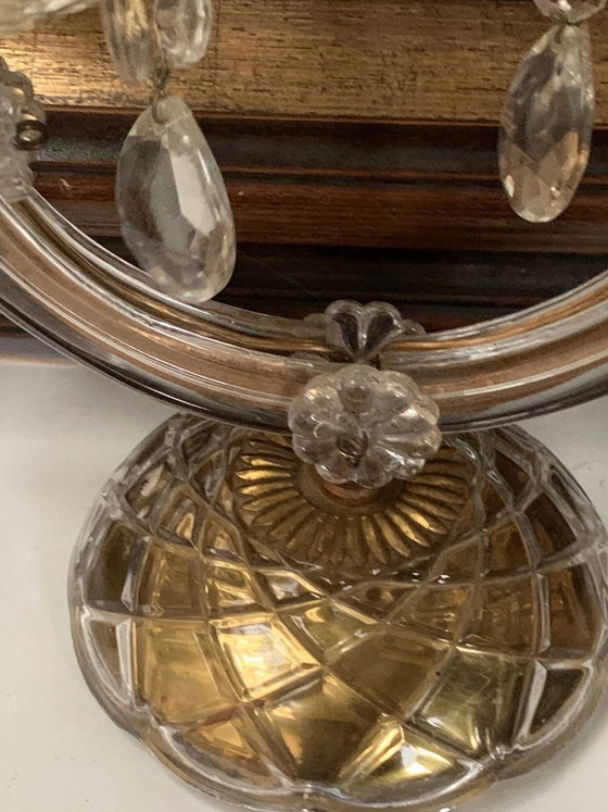 Coppia di candelabri di Maria Teresa. – Lampade da tavolo, Crystal, Glass (photo 3 of 5)