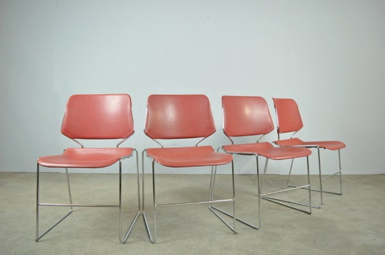 Image 1 of MATRIX Krueger dining chairs designed by Thomas Tolleson, USA 1970s