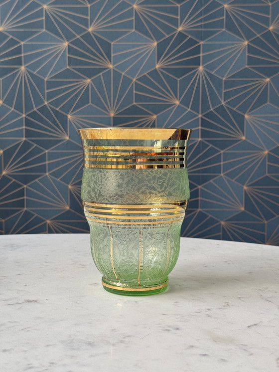 Image 1 of Vetro di Booms - Art Déco - Vaso " RUBY "