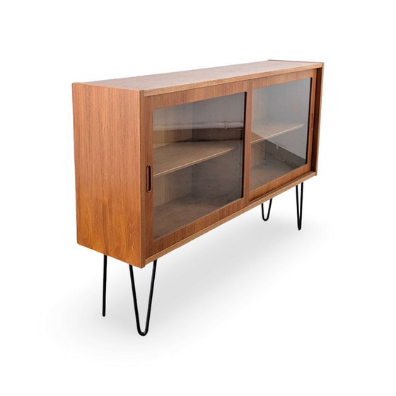 Originale Poul Hundevad Midcentury Credenze Vetrina in Teak Vintage – Legno (photo 3 of 8)
