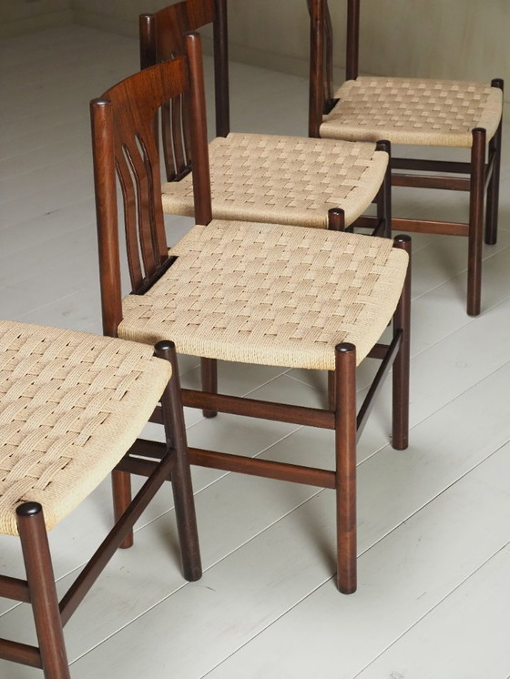 Image 1 of ensemble de chaises danoises