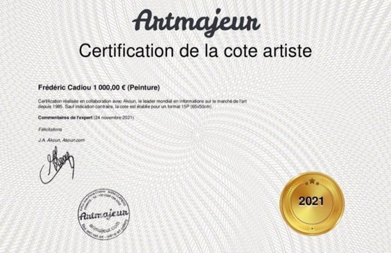 Image 1 of Öl auf Leinwand. Größe 46 x 33 cm.