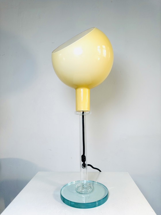 Image 1 of LAMPE DE TABLE PAROLA PAR GAE AULENTI & PIERO CASTIGLIONI POUR FONTANA ARTE, ITALIE, années 1980