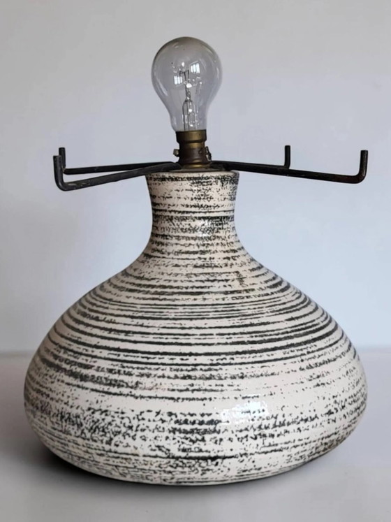 Ceramic lamp Accolay, France, 1970s – Table lamps, Porcelain (photo 7 of 10)