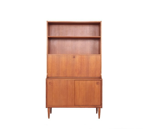 Bücherregal mit Barbereich, 1960er Jahre