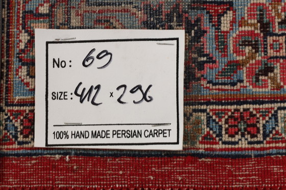 Image 1 of Alfombra persa Yazd Firmada 4,12 x 2,96 Alfombra oriental fina No. 69