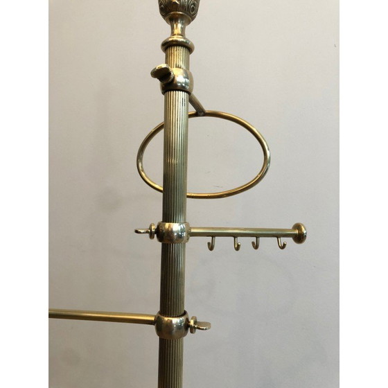 Image 1 of Vintage brass towel rack, France 1940