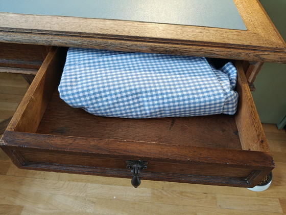 Image 1 of Antique oak desk