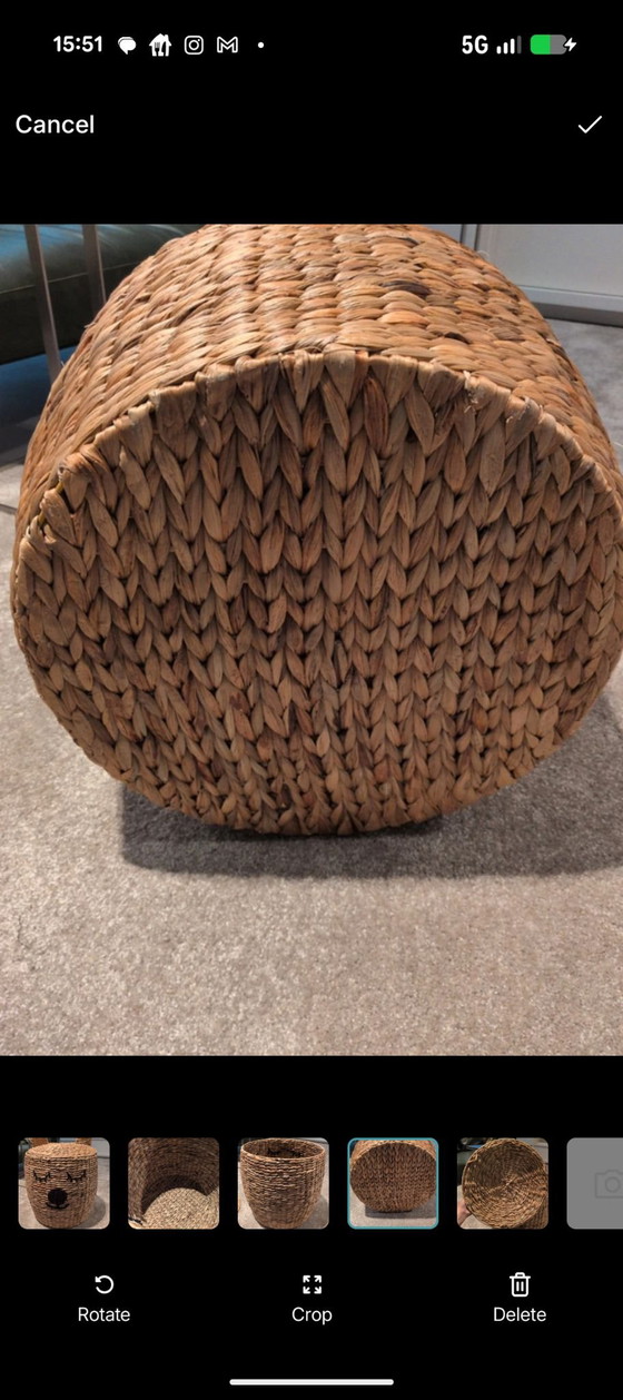 Cesto Bloomingville – Decorazione, Tessile, Vimini (photo 5 of 6)