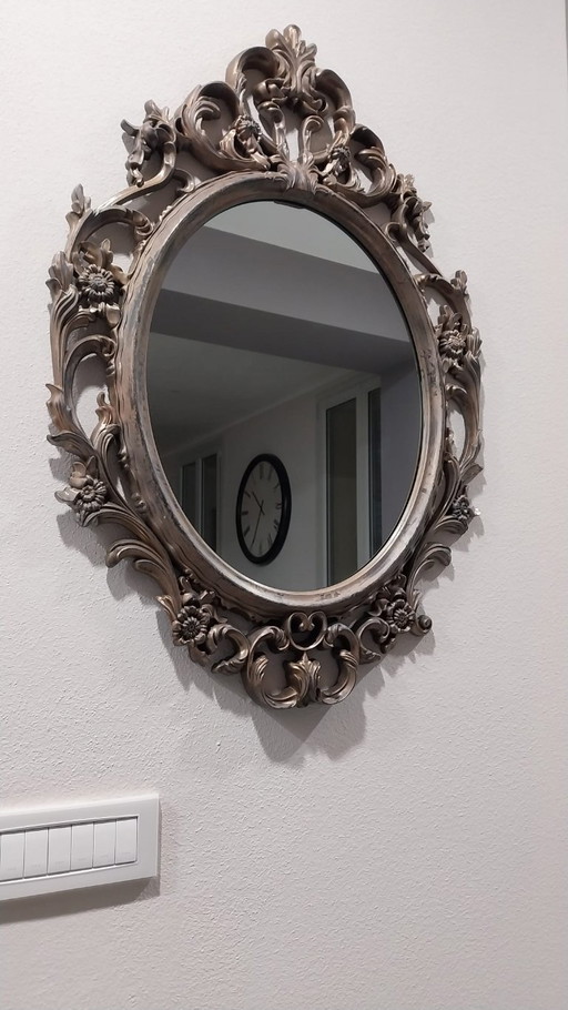 Ovale Barok Spiegel Antiek Goud 58x84 Cm Sierlijst