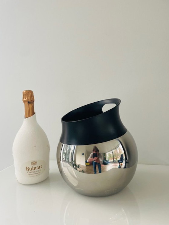 Image 1 of Enfriador de champán de diseño BergHOFF Zeno Line de acero inoxidable