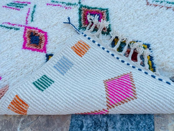 Authentic Handwoven Berber Moroccan Rug 200cmx280cm – Rugs & carpets, Cotton (photo 7 of 10)