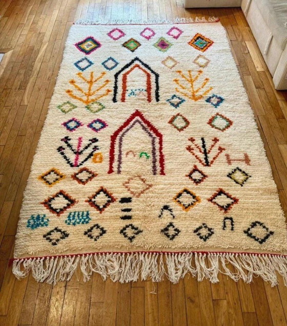 Berber Rug in Wool with Colorful Patterns 150/250cm – Rugs & carpets (photo 2 of 5)