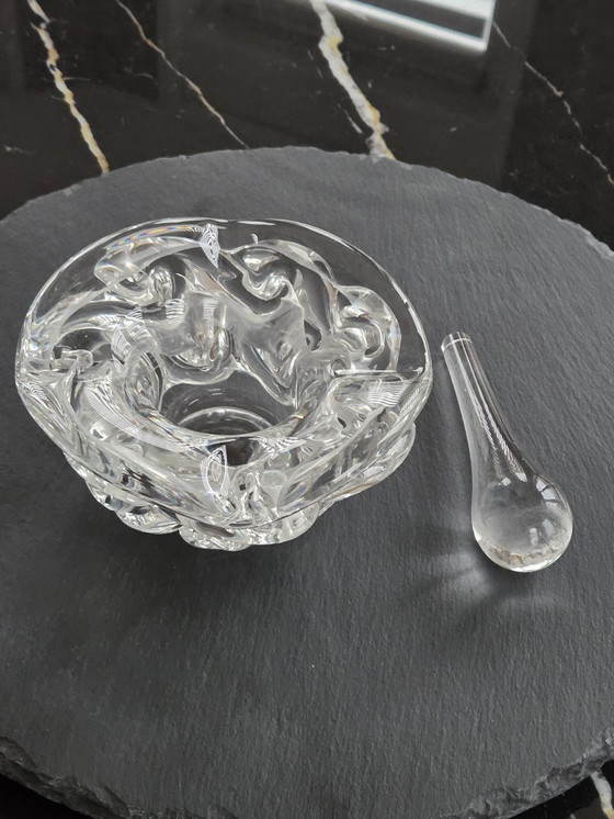 Image 1 of Baccarat Kristall-Aschenbecher oder Schmuckschale, Modell ALADIN.