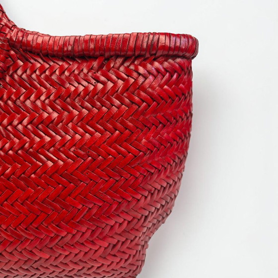 Image 1 of Handgemaakte, ambachtelijk geweven leren [tas] – Premium Intrecciato-vakmanschap