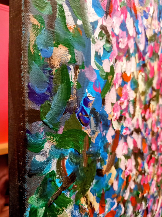 Image 1 of T. van Steenbergen "FANTASTICO!" 80 x 80 cm