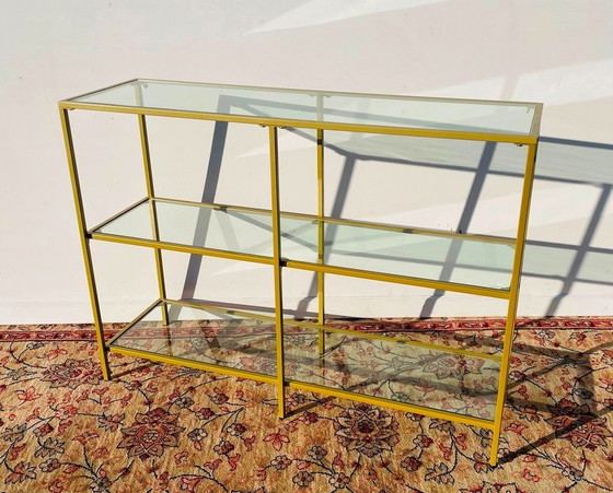 Image 1 of Contemporary gold-colored rack